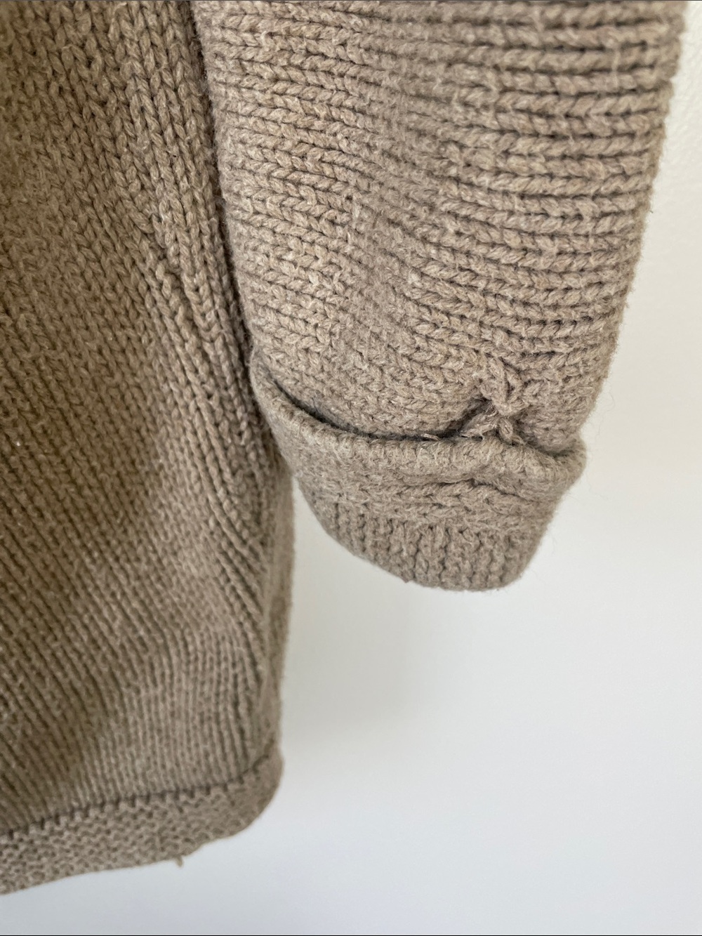J. Crew Neutral Taupe Knit Cardigan - Picture 9 of 10